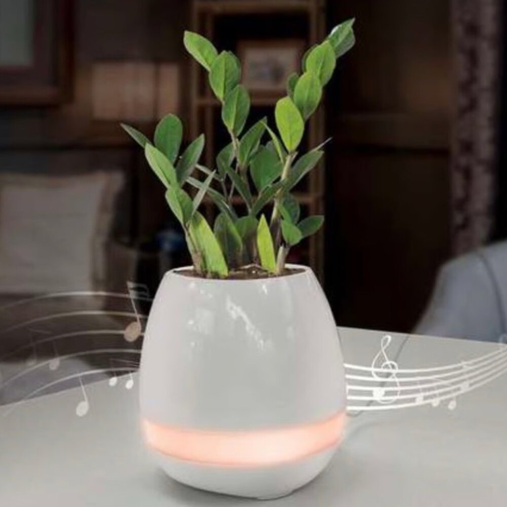 CYLO Bluetooth Planter Speaker with LED Light *NEW* MSRP: $50+tax